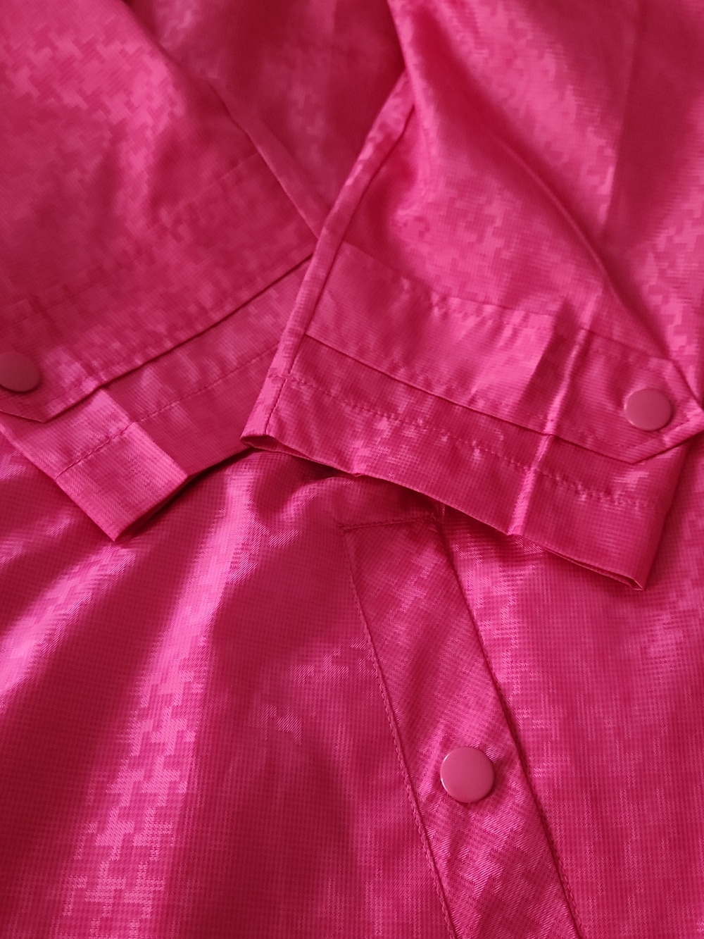 UBU Hot Pink Women's Lightweight Trench Coat - Picture 6 of 10